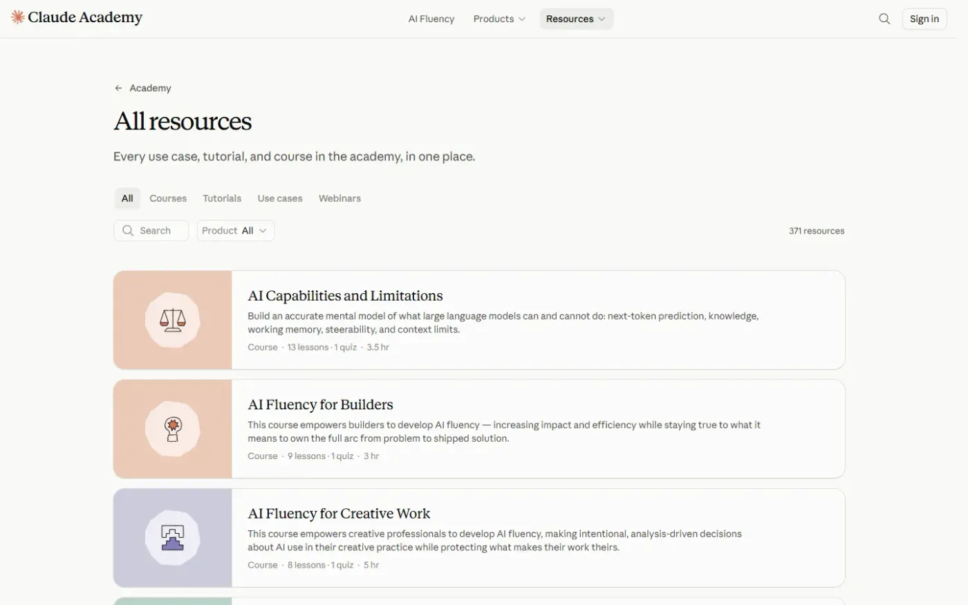 Claude Academy — The Official Learning Hub by Anthropic — All page