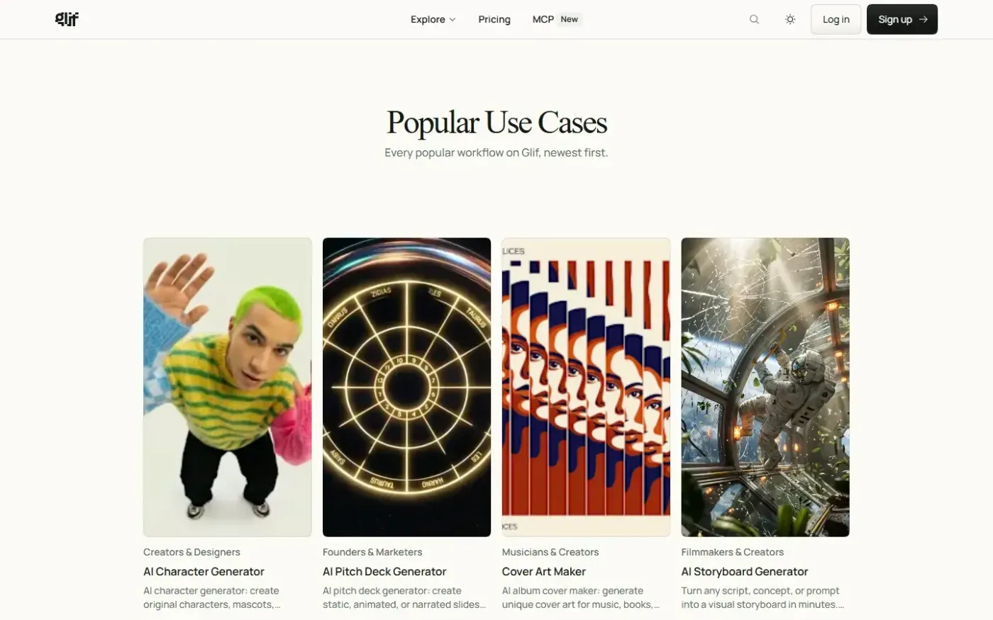 Glif — Use cases page