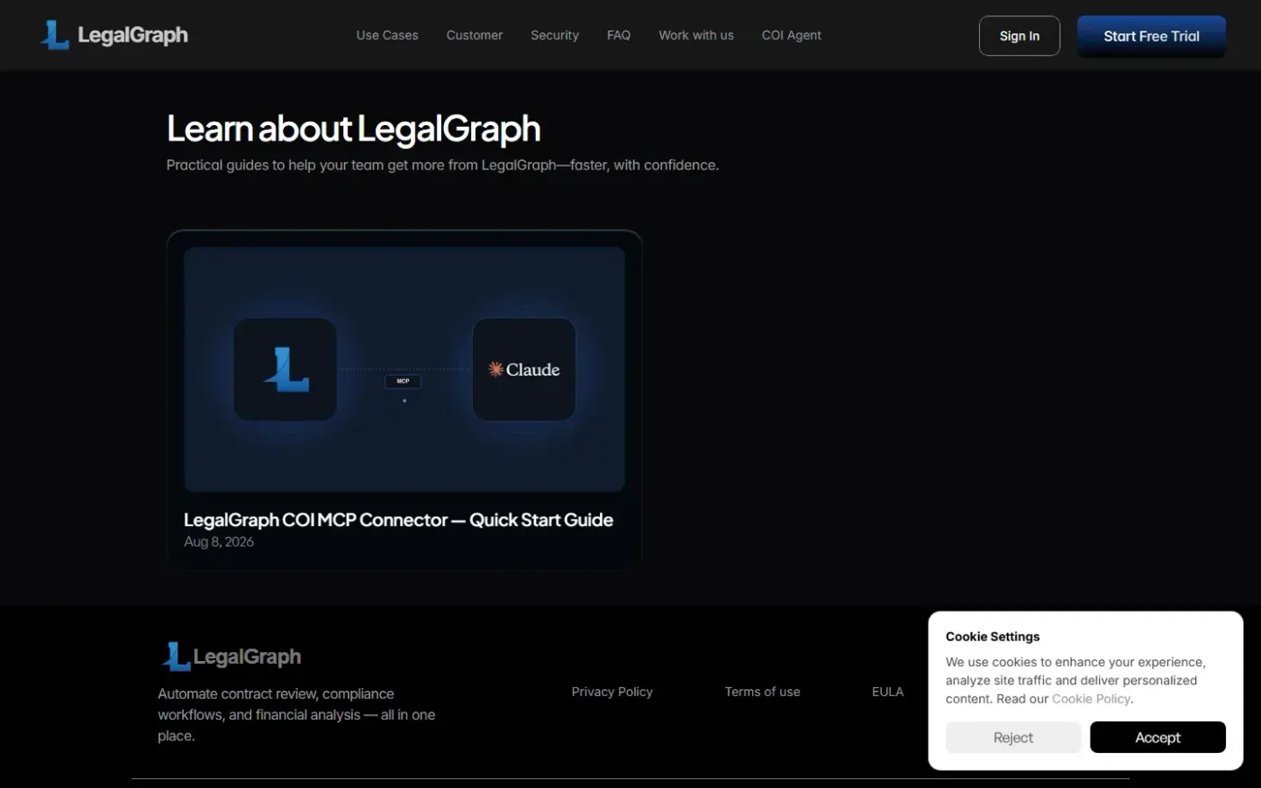 Legalgraph — Learn page