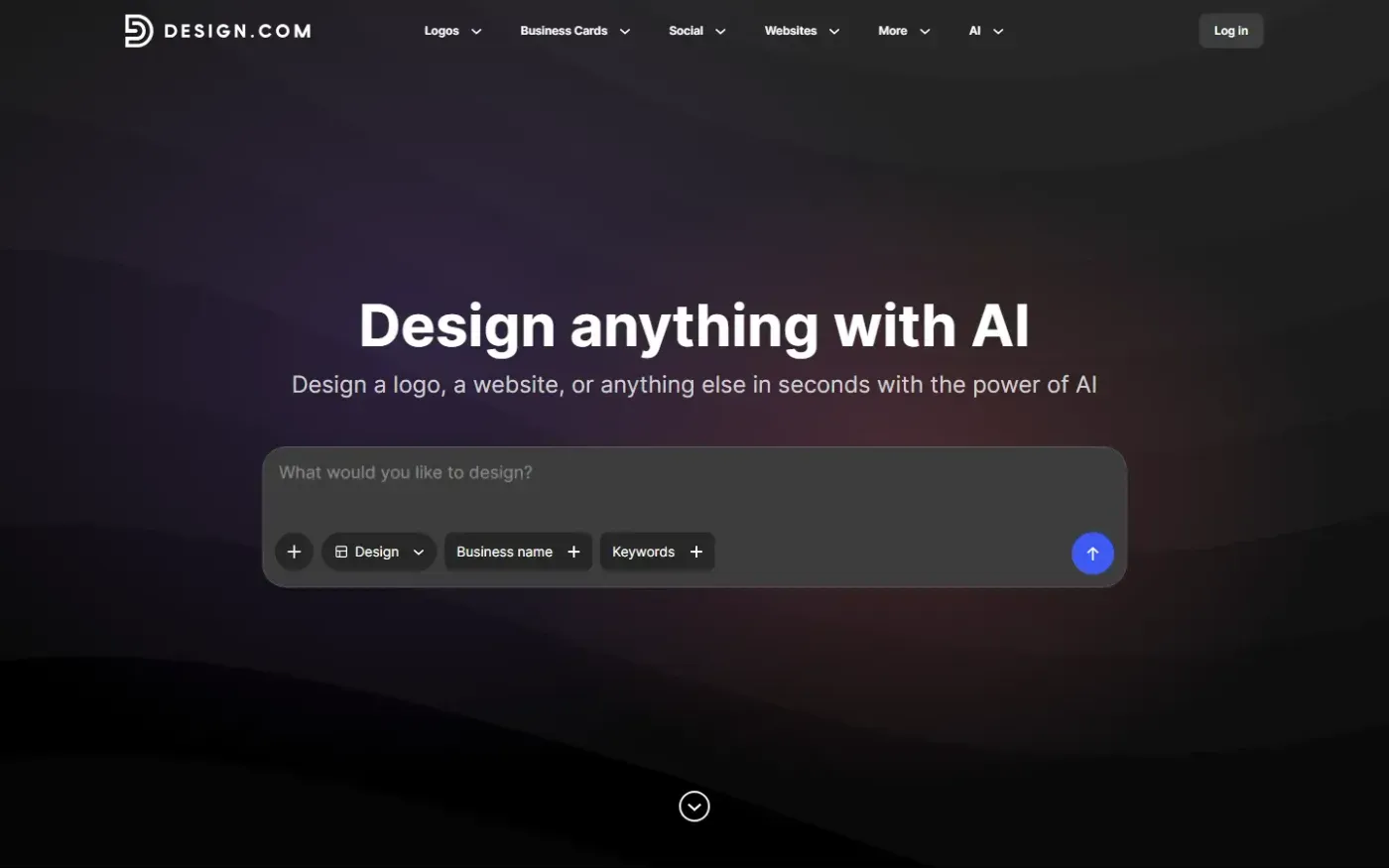 Design — Home page