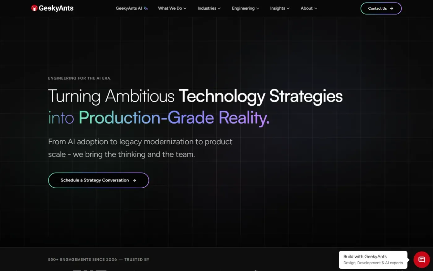Geekyants — Home page