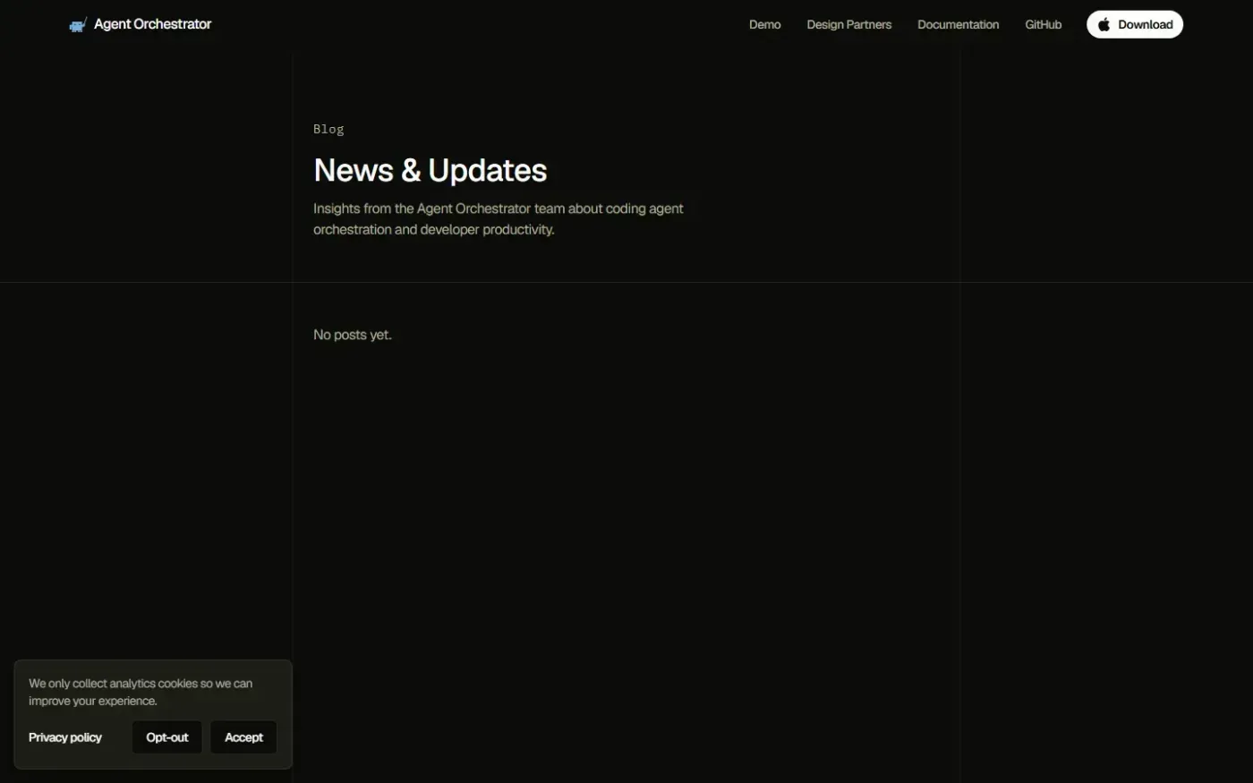 Agent Orchestrator — Your coding agent fleet manager — Blog page