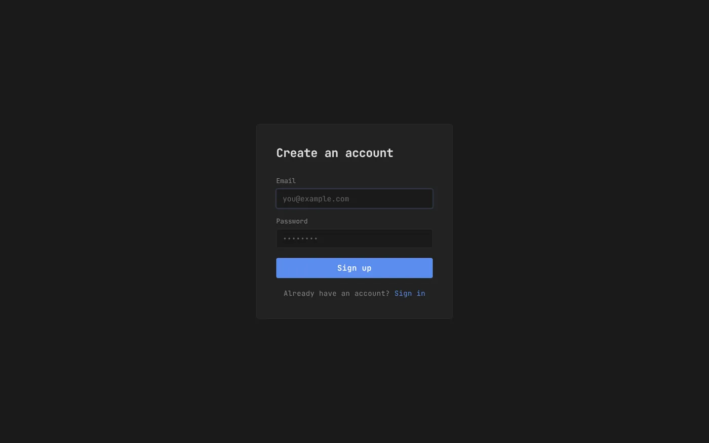 Liminal — A workspace & 2nd brain for you, your agent, and your team — Signup page