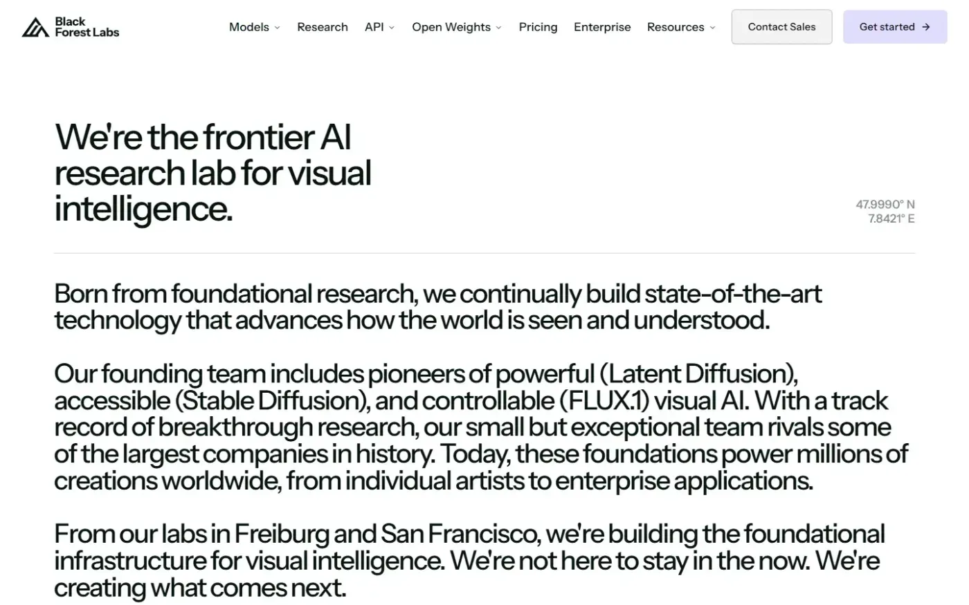Blackforestlabs — About page