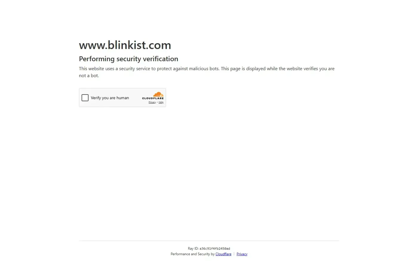 Blinkist — Business page