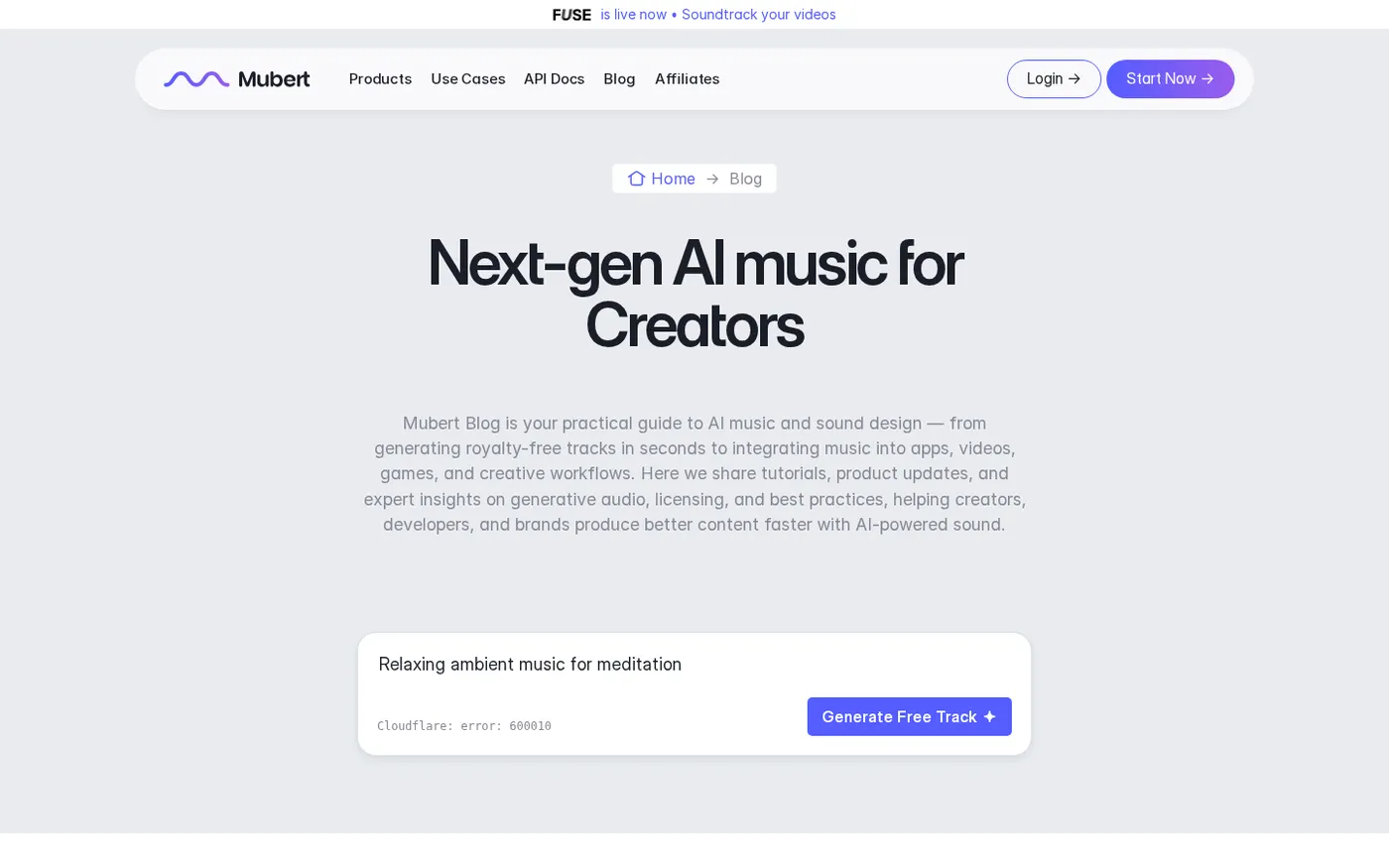 Mubert API — Edit tracks & stems, get consistent music with new engine — Blog page