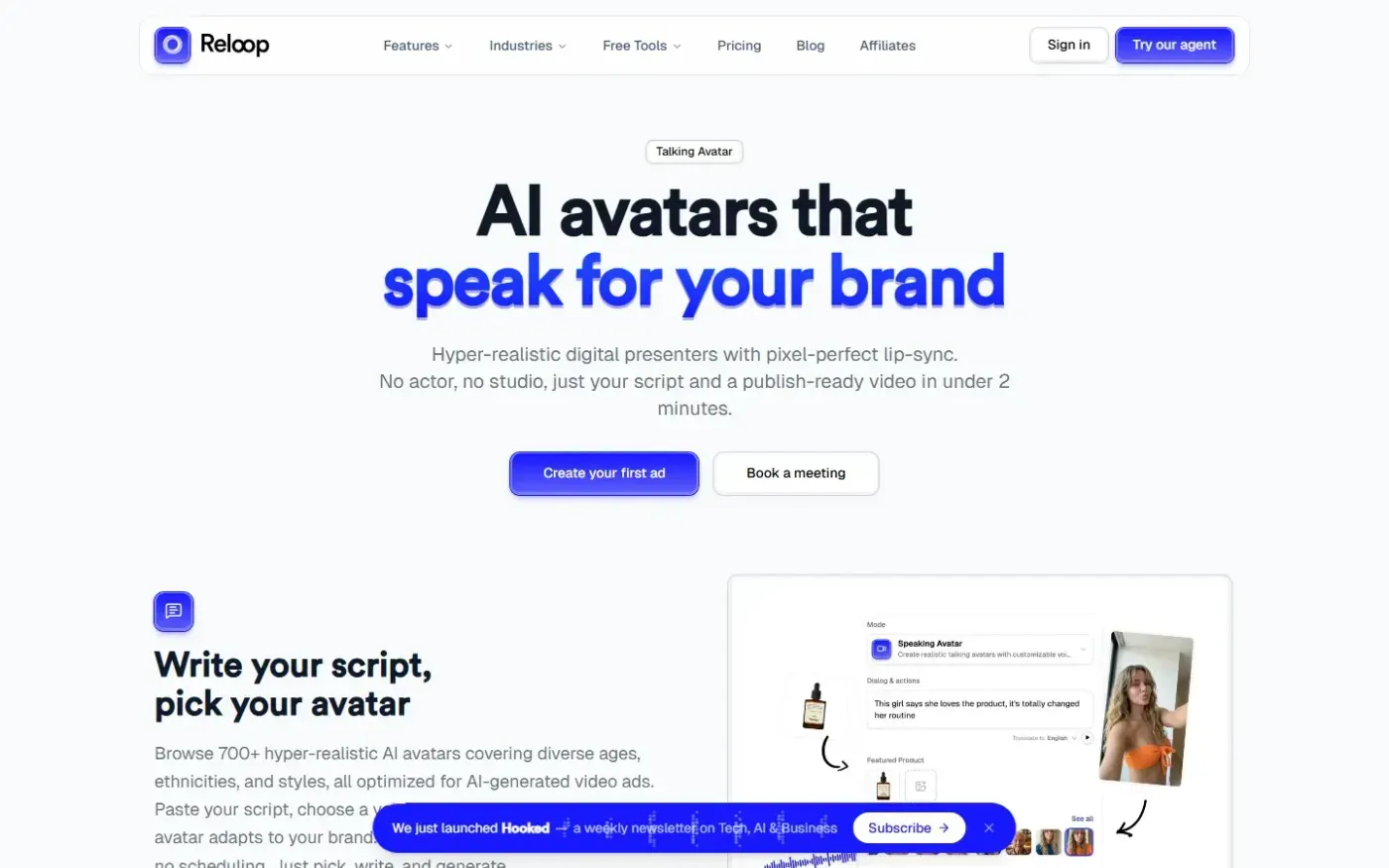 Reloop — Features page