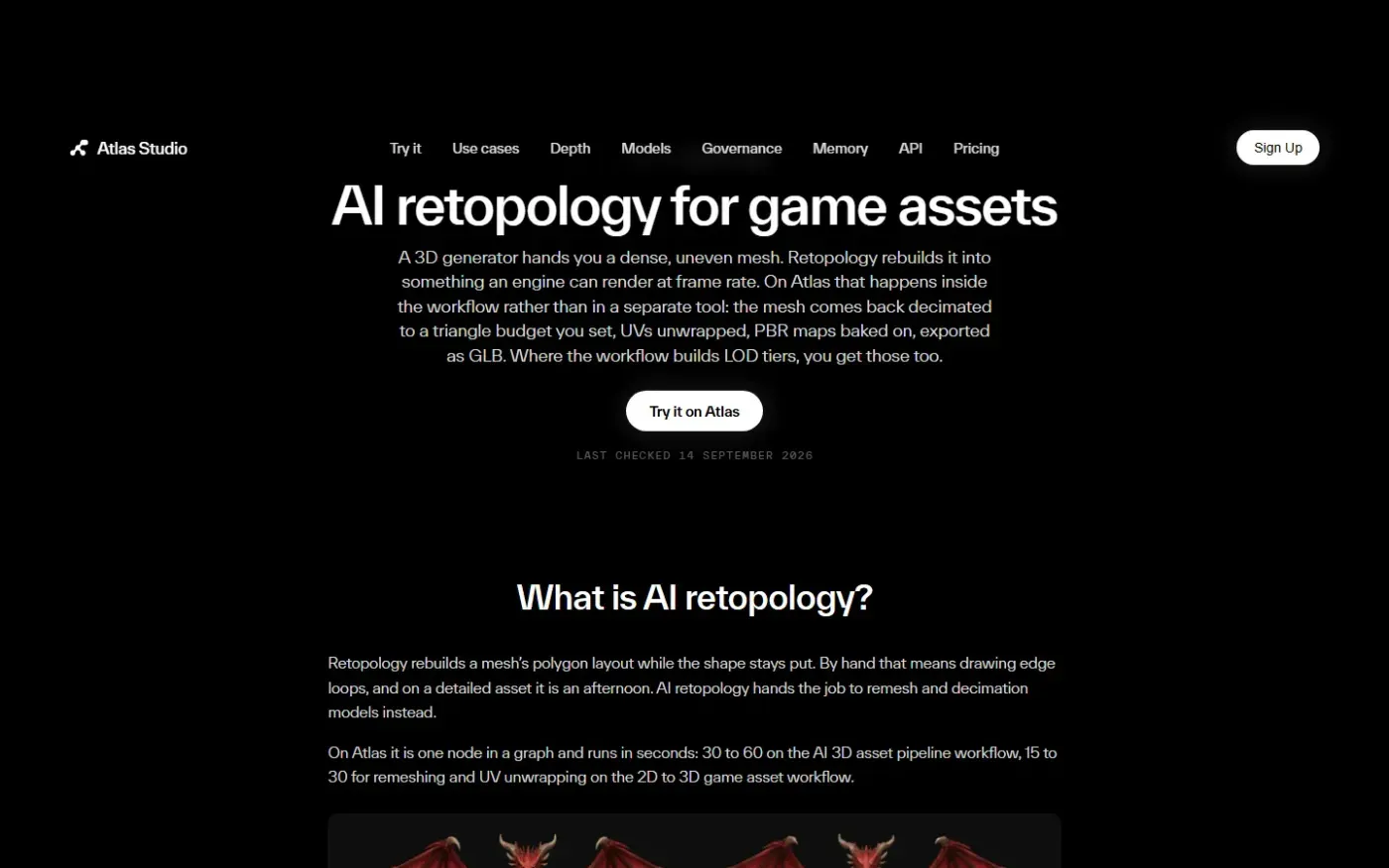 Atlas — Features page