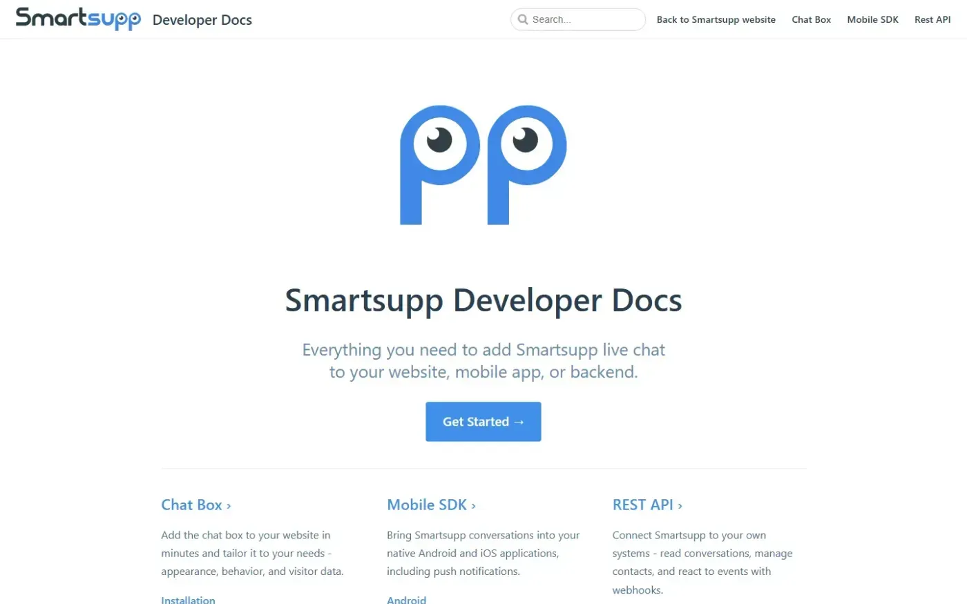 Smartsupp — Home page