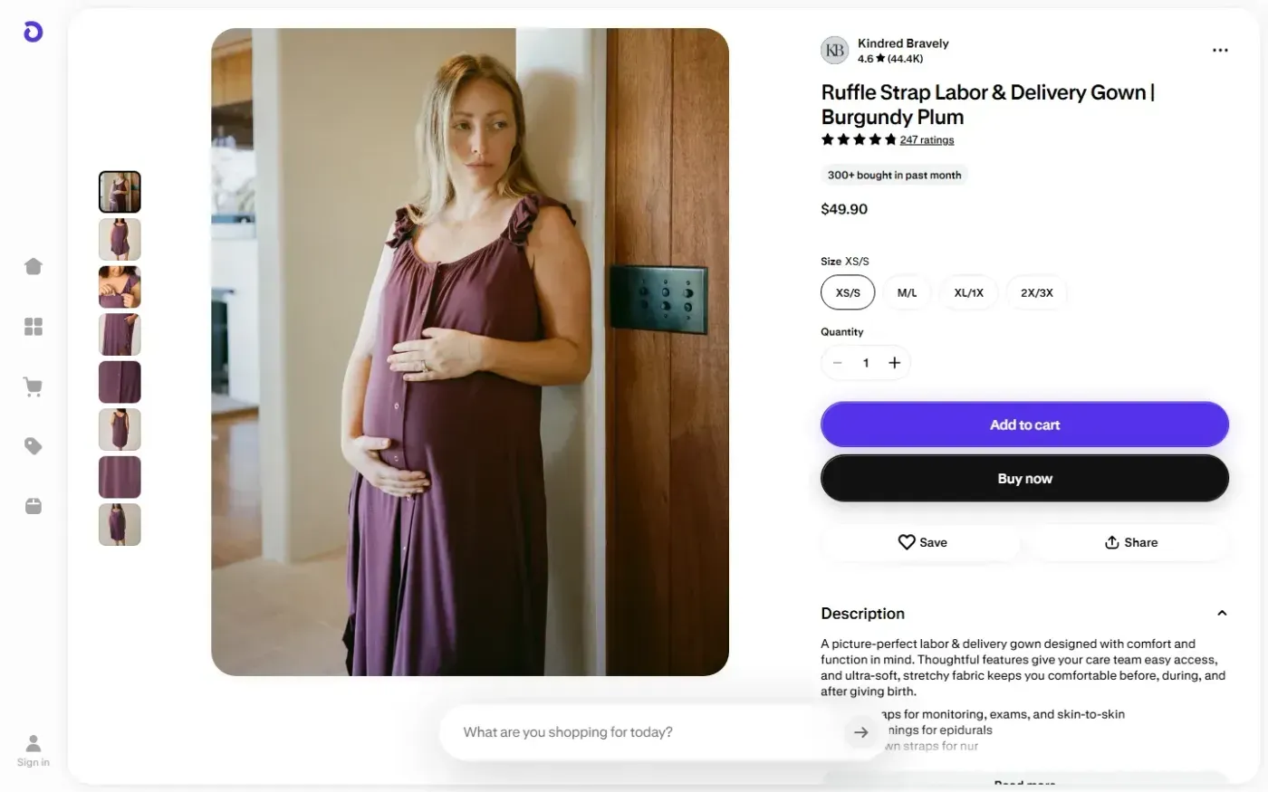 Shop — Products page