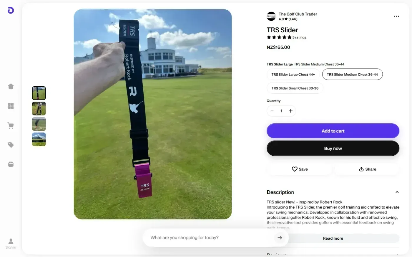 Shop — Products page