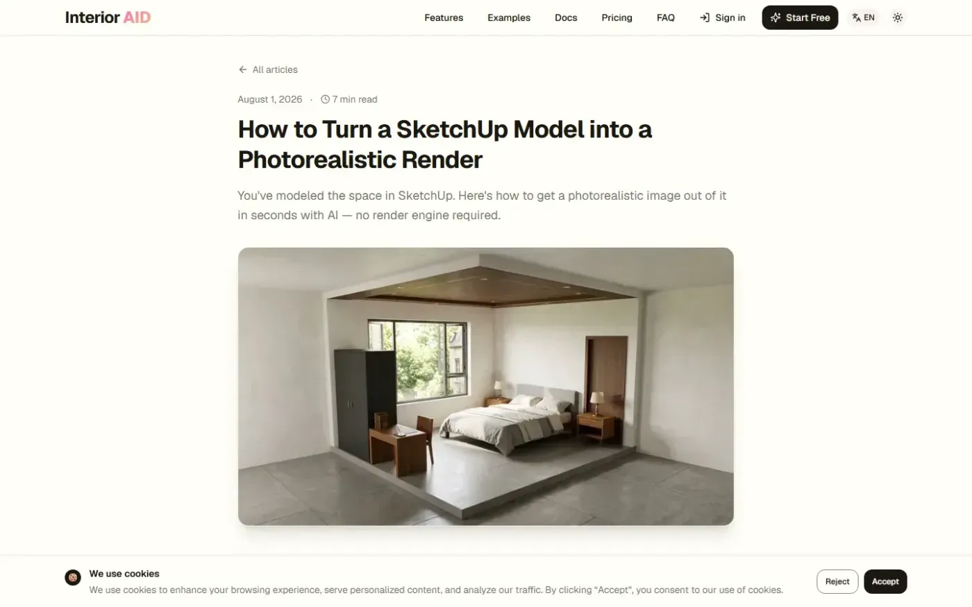 Interioraid — Blog page