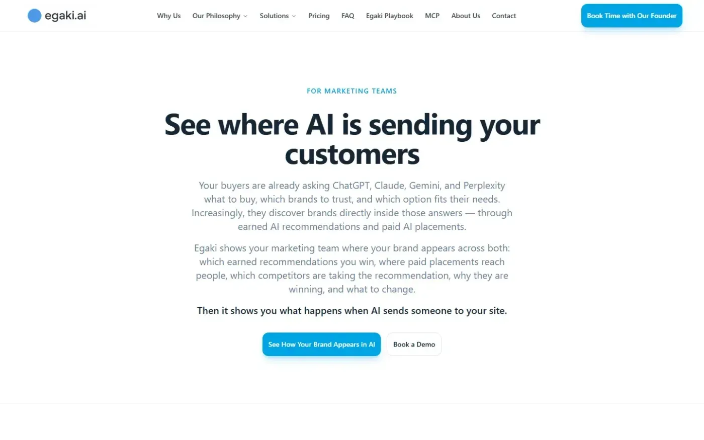 Egaki — Solutions page