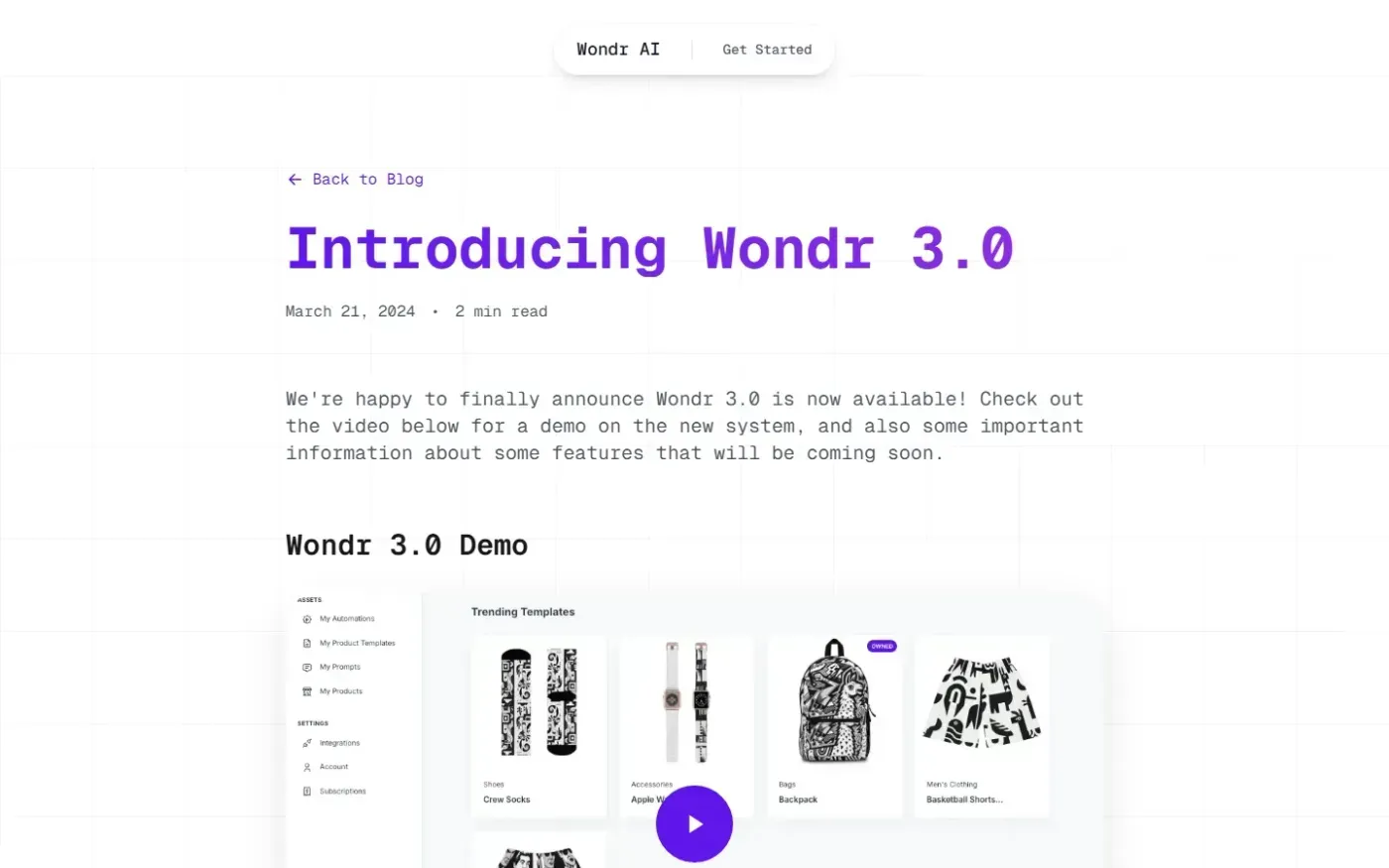 Wondrai — Blog page