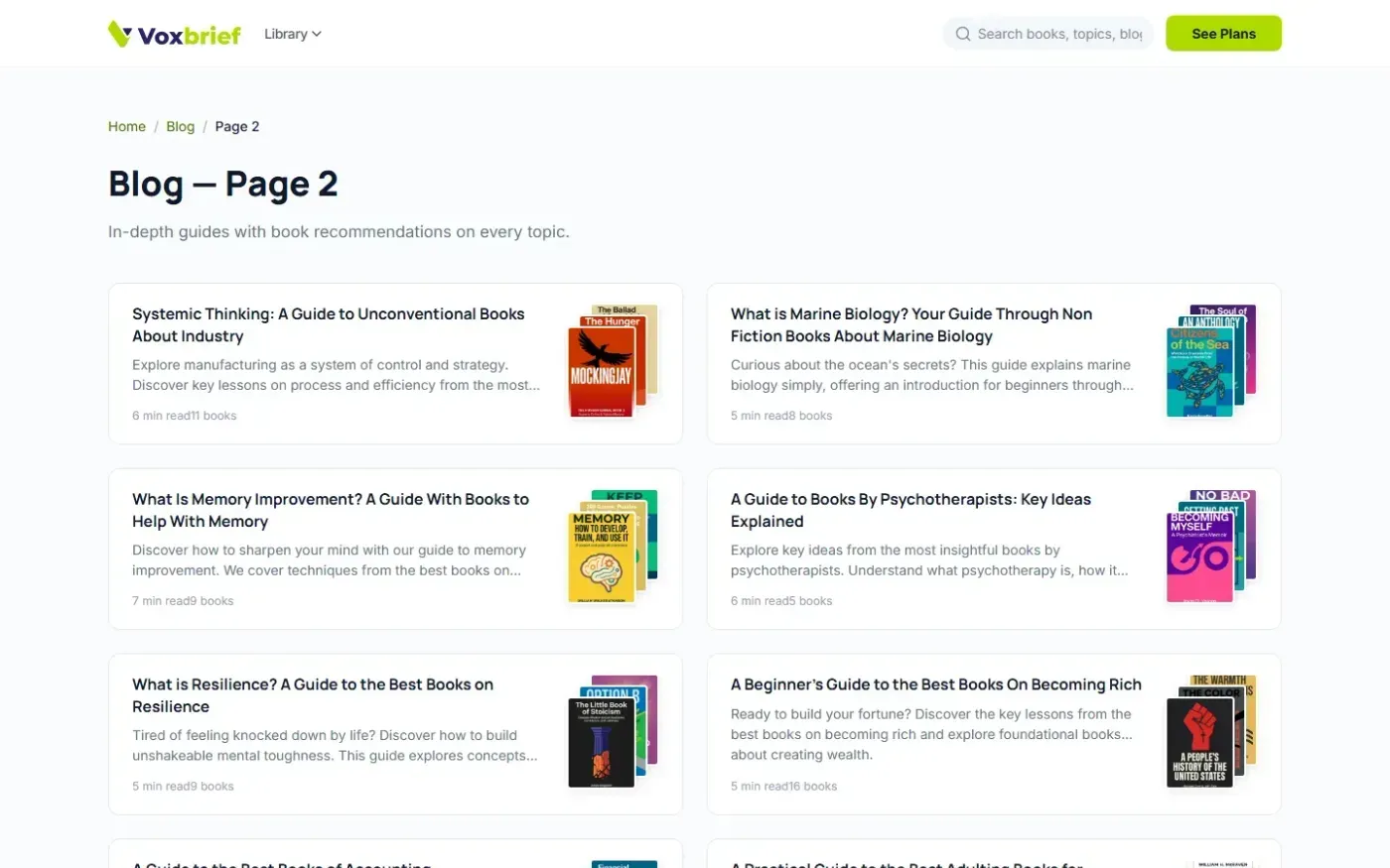 Getvoxbrief — Blog page