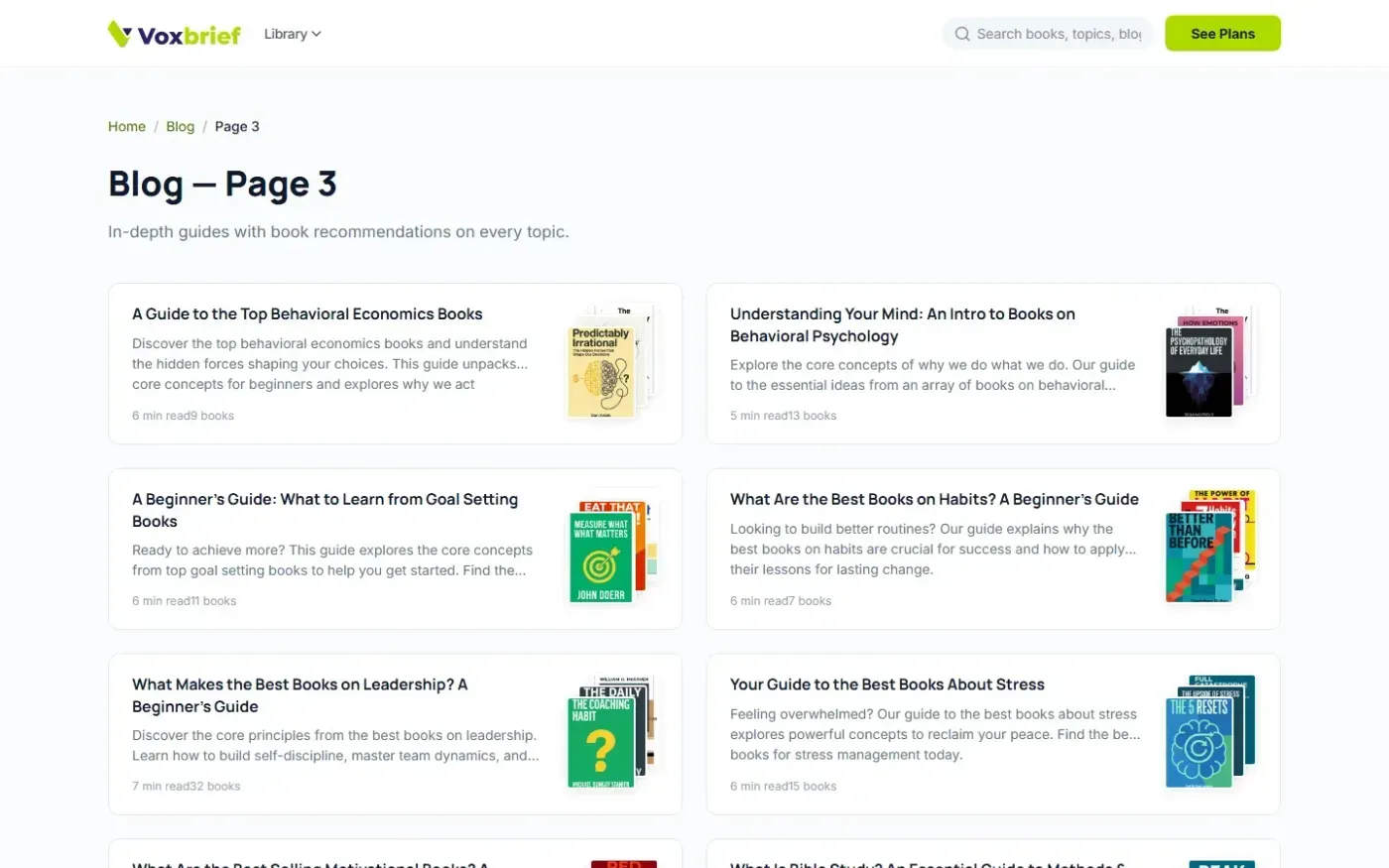 Getvoxbrief — Blog page