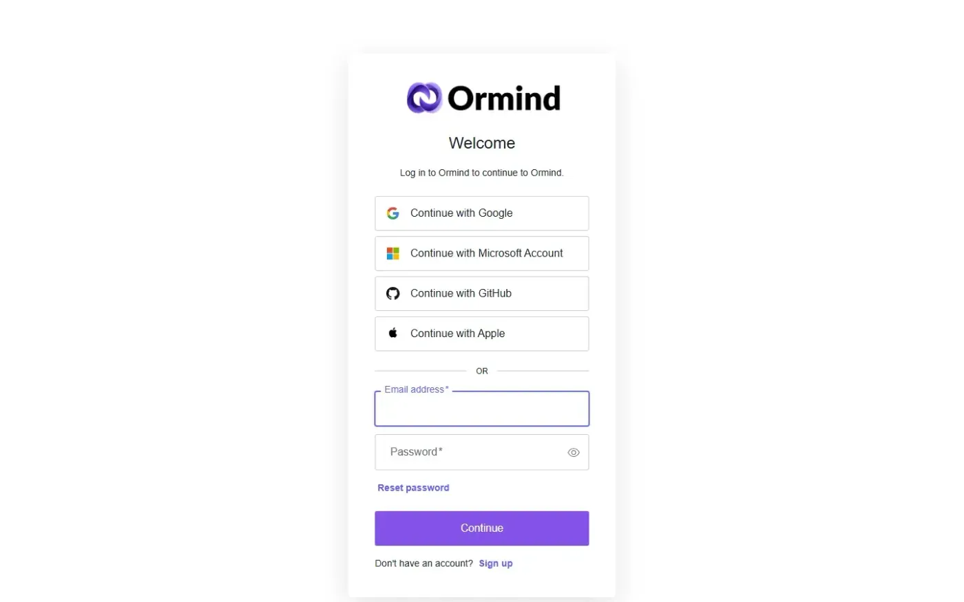 Ormind — Home page