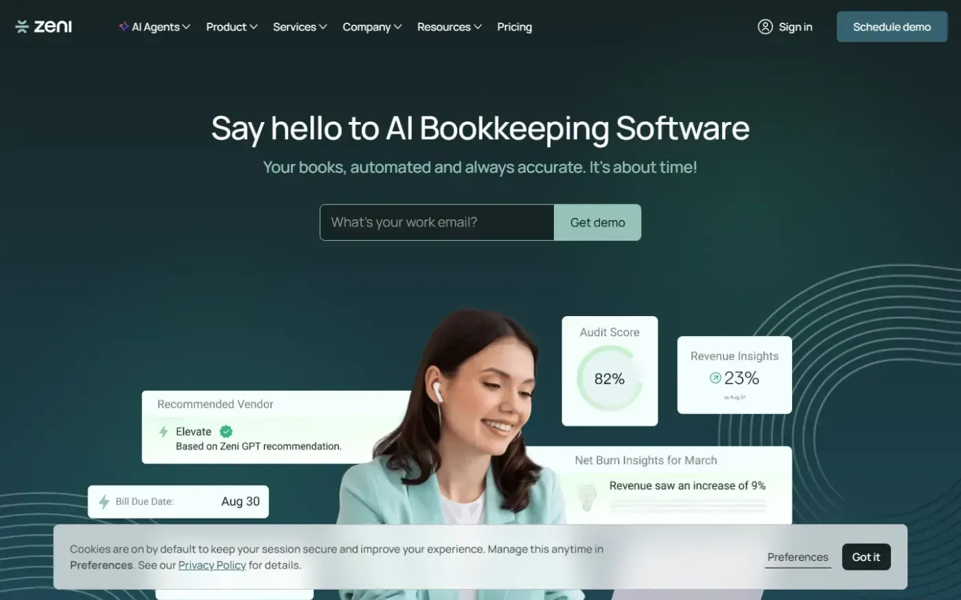 Zeni — Product page