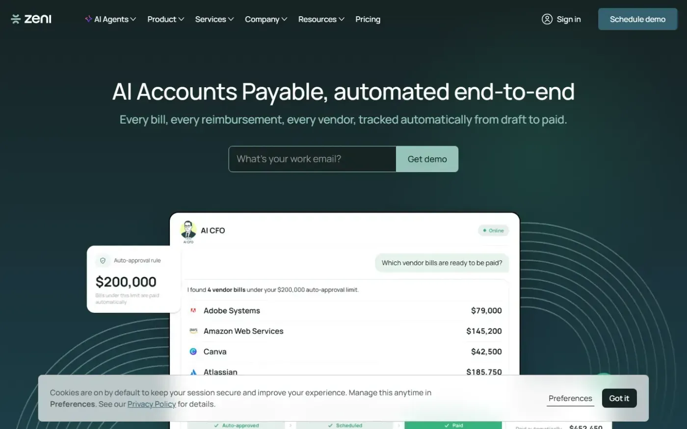 Zeni — Product page