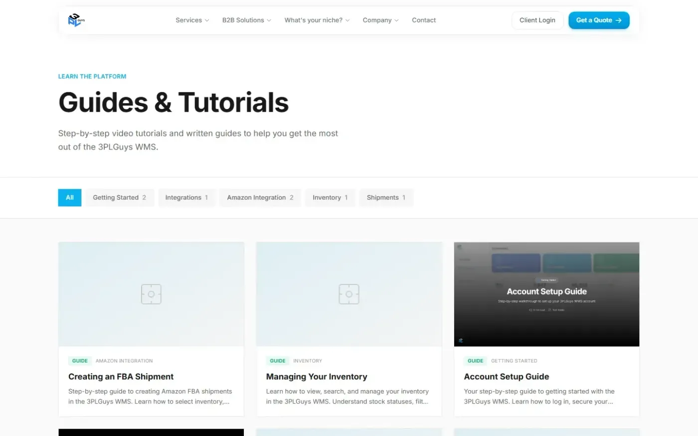 3D Pallet Load Planner by 3PLGuys — Stop shipping empty space. Plan the perfect pallet in 3D — Guides page