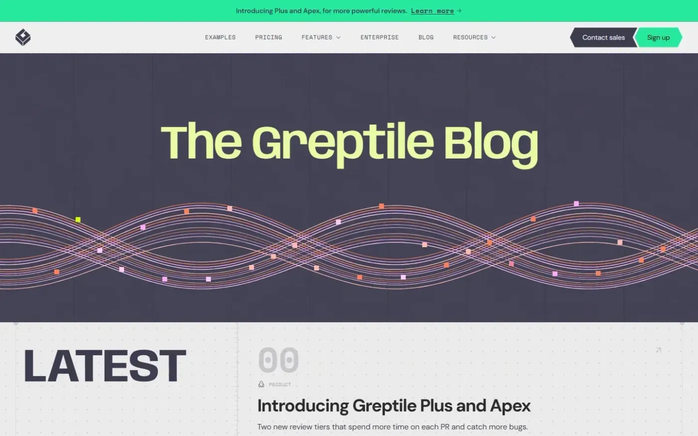 Greptile — Blog page