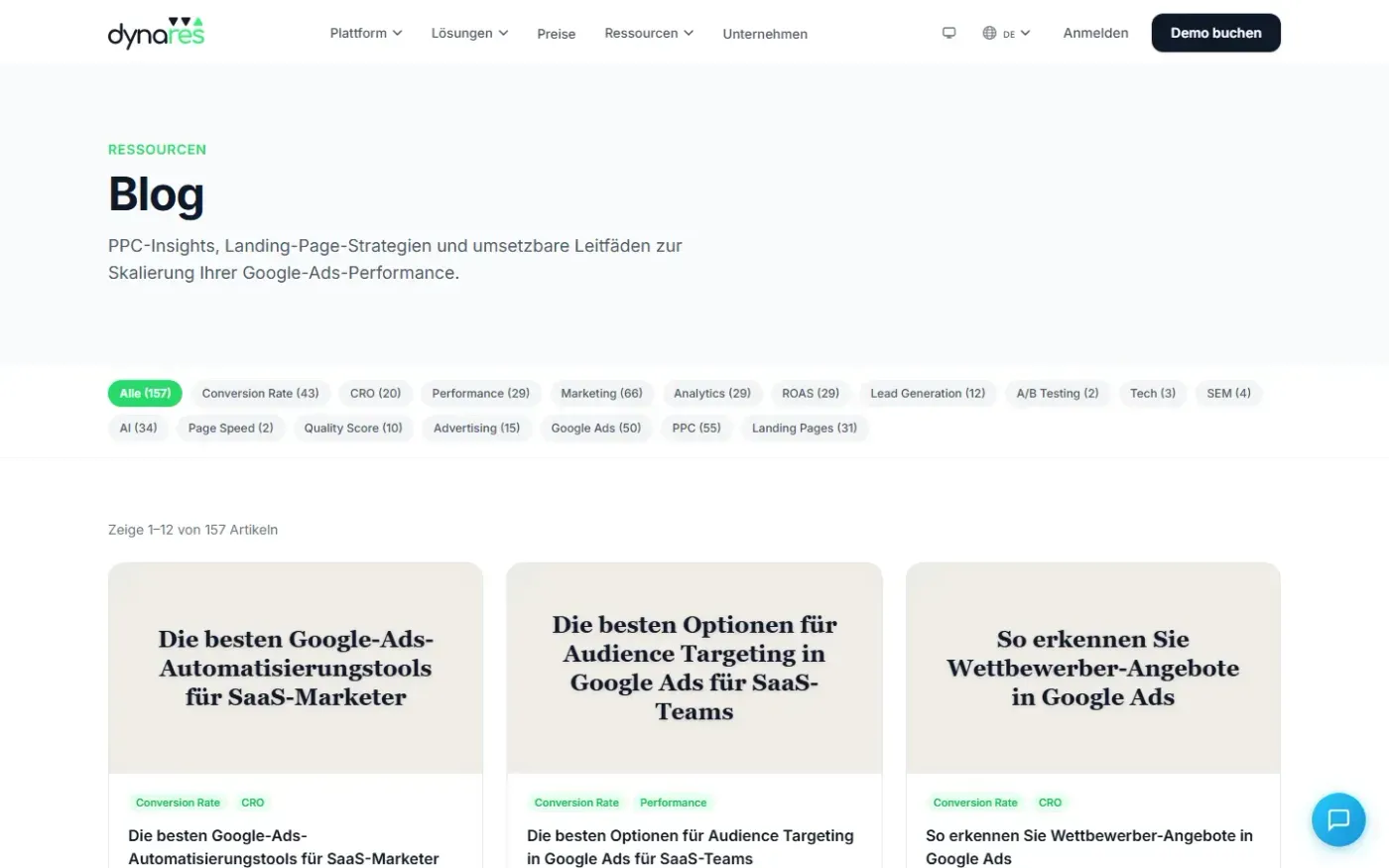 Dynares — Ressourcen page