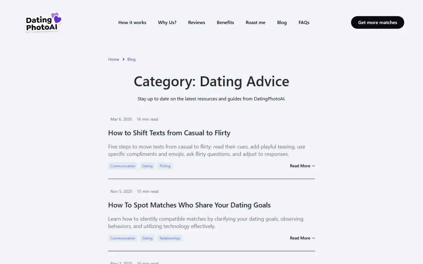 Datingphotoai — Blog page