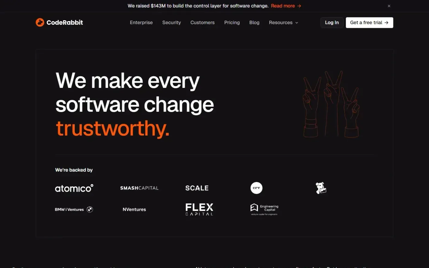 Coderabbit — About us page