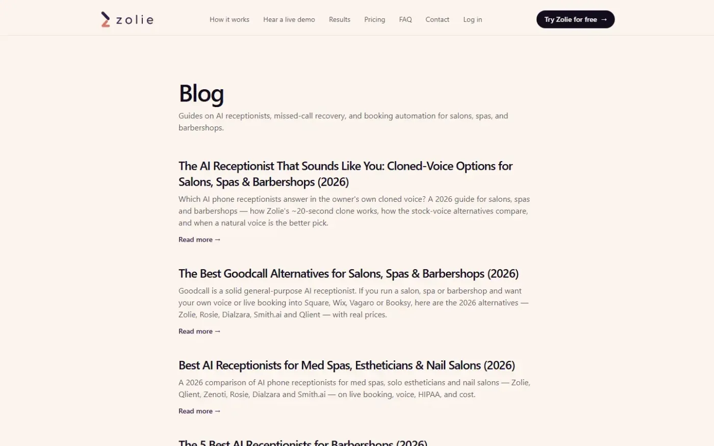 Setandforget — Blog page