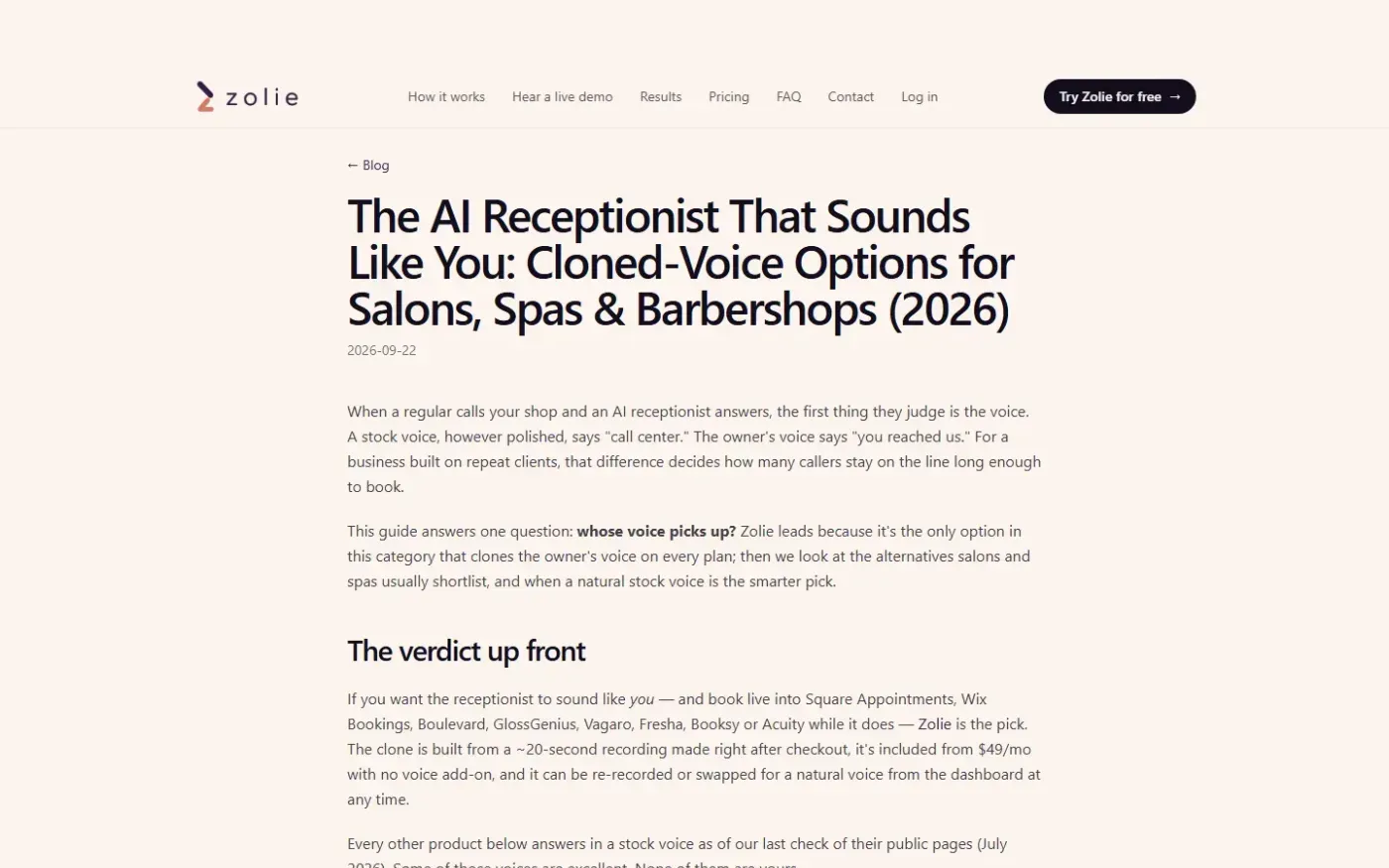 Setandforget — Blog page