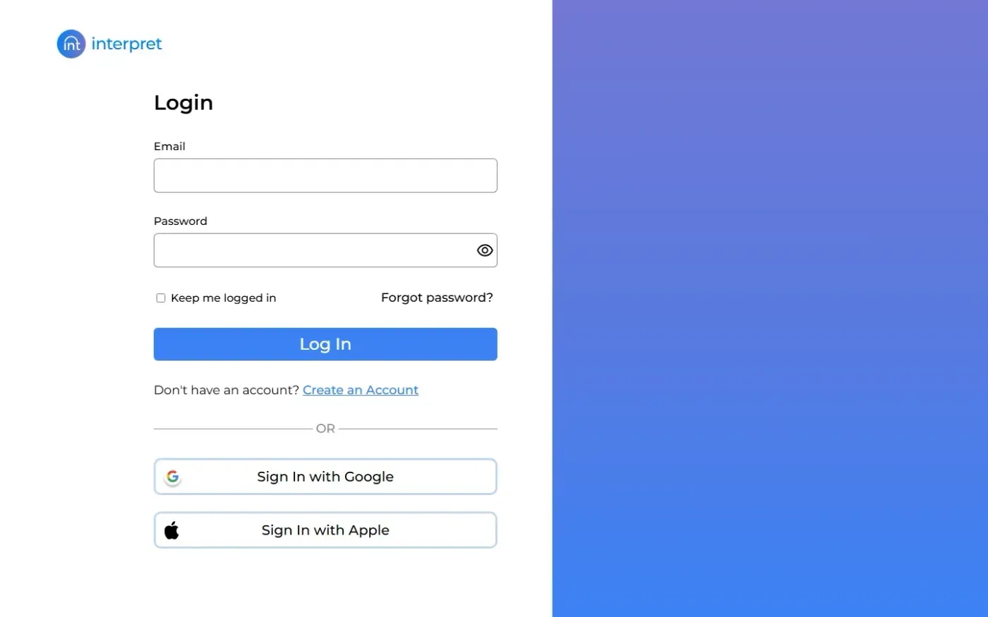 Interpretapp — Docs page