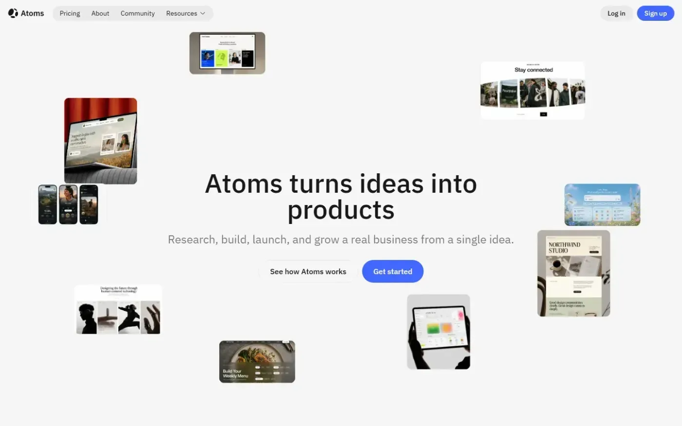 Atoms — About page