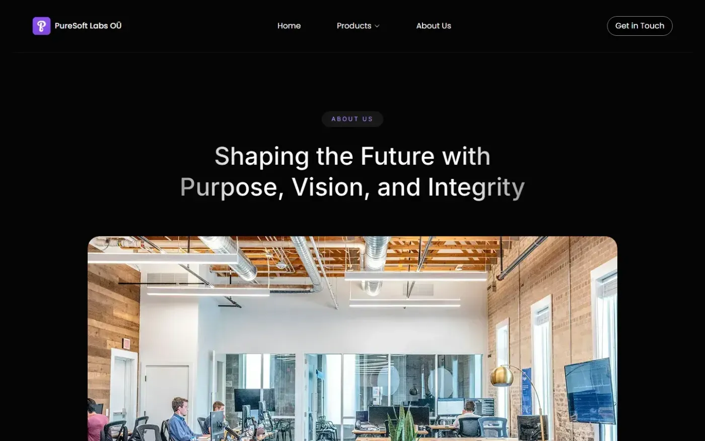 Plou — About us page