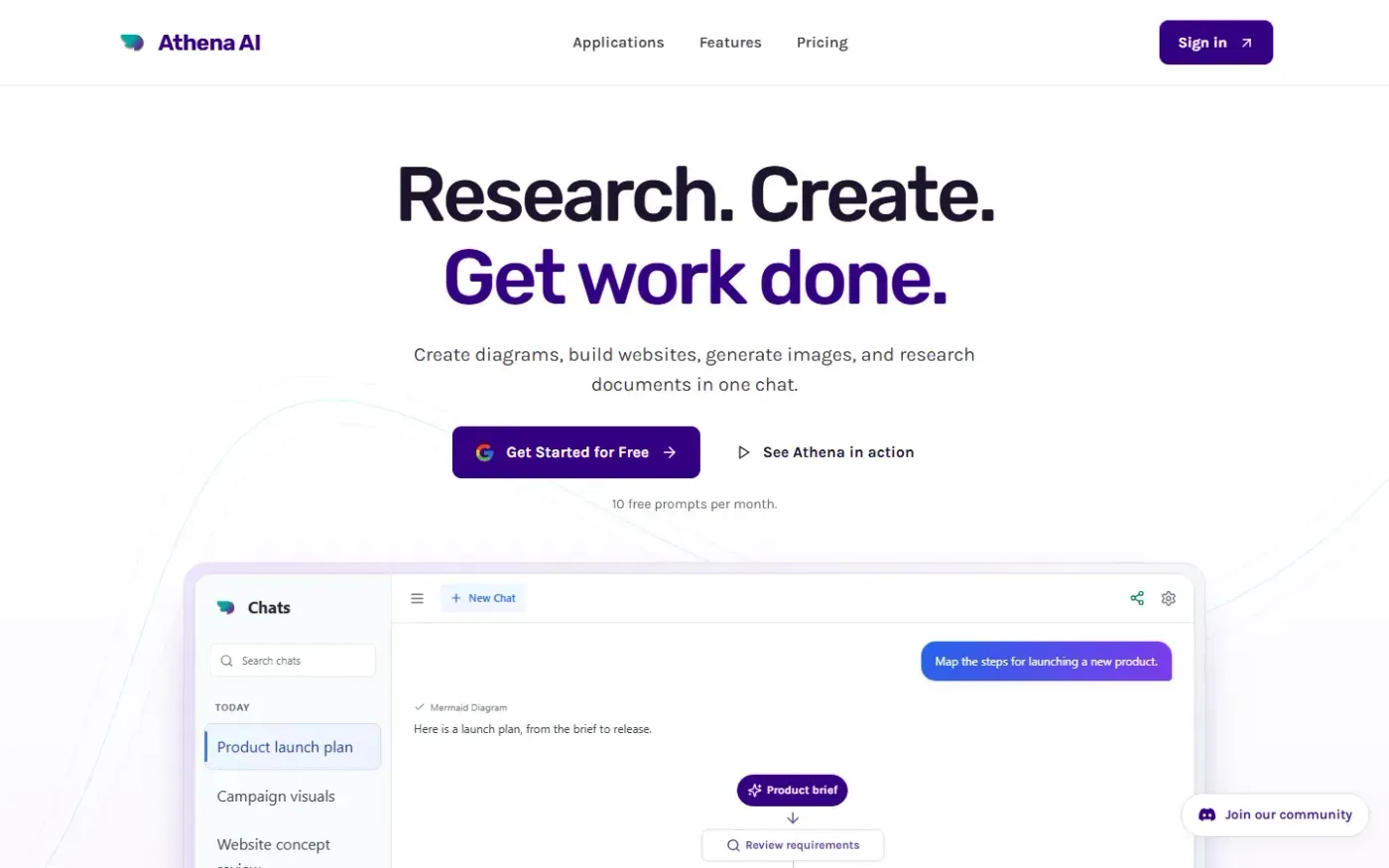 Athenachat — Home page
