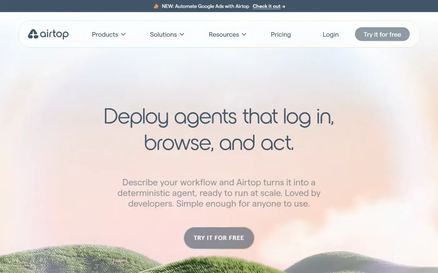Airtop for Google Ads Automation — Build campaigns, optimize spend, and create reports. — Home page