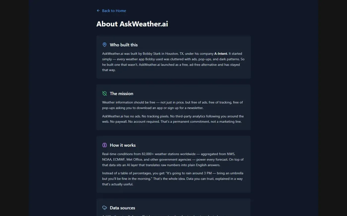 Askweather — About page