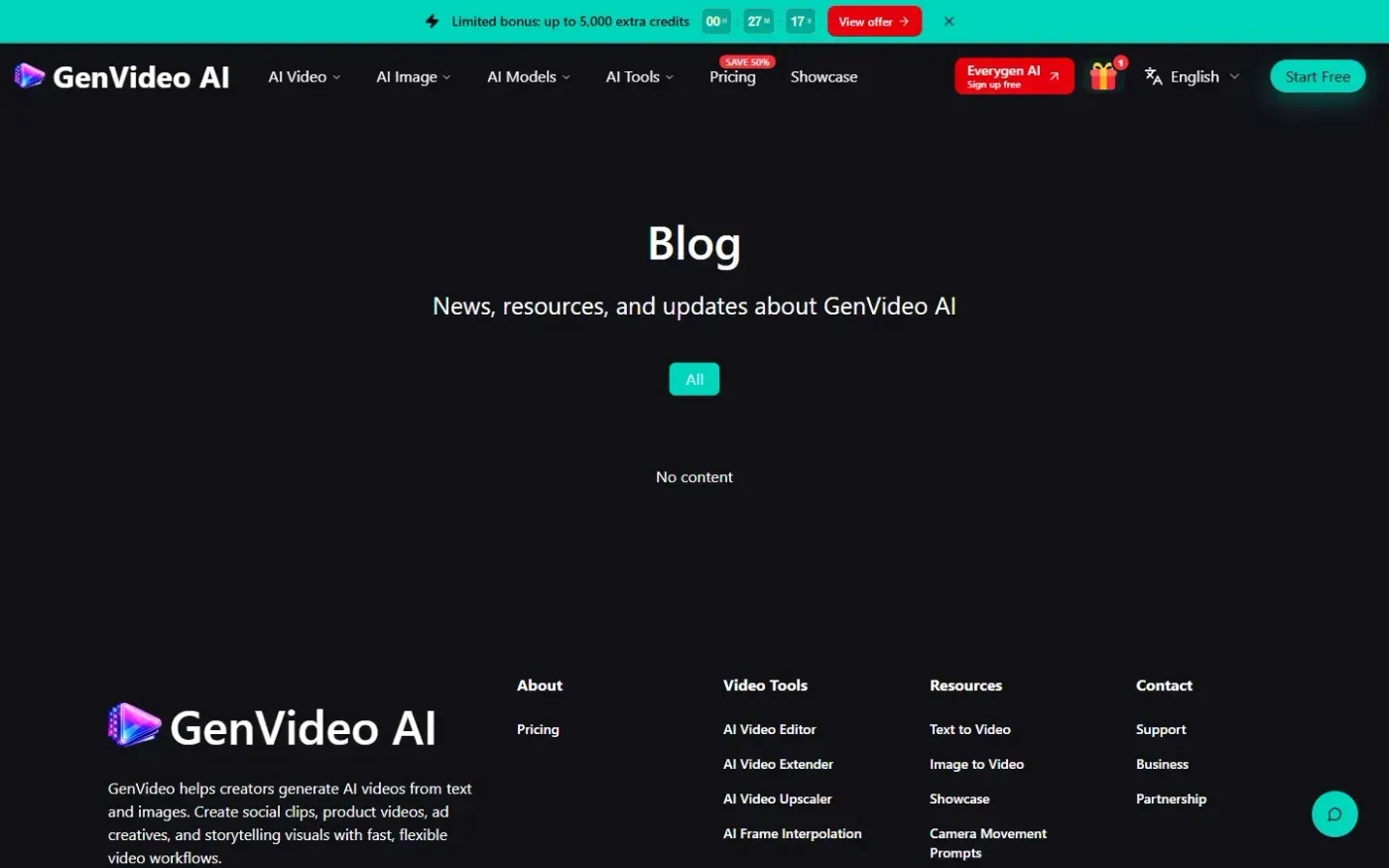 Genvideo — Posts page
