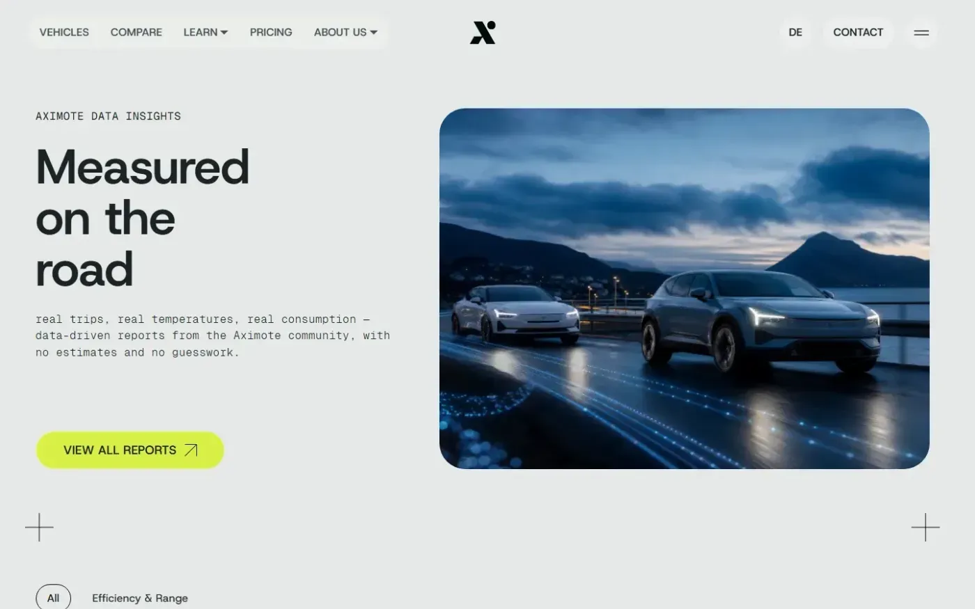Aximote for iOS — Your car data, finally in your pocket — Insights page