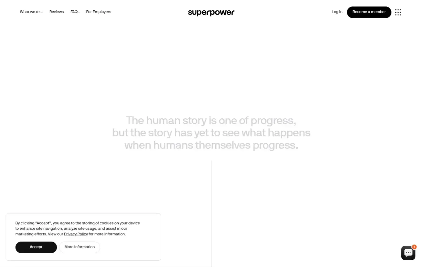 Superpower — About page