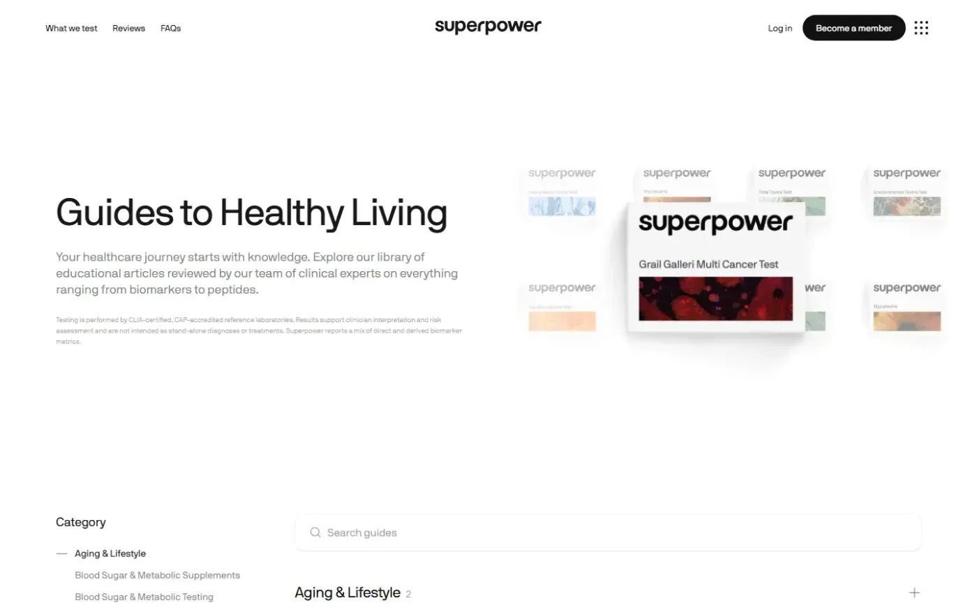 Superpower — Guides page