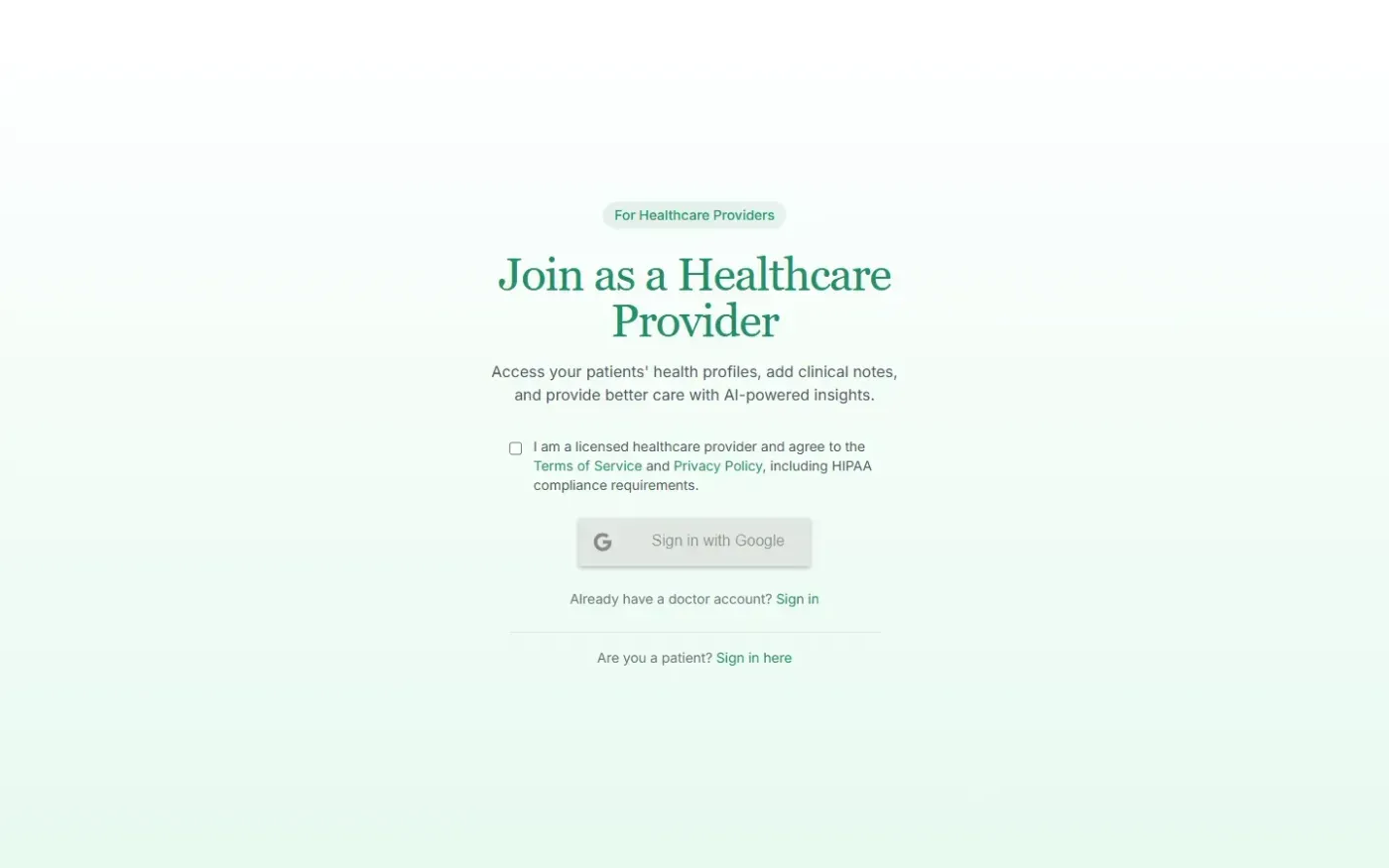 Thumoscare — Doctor page