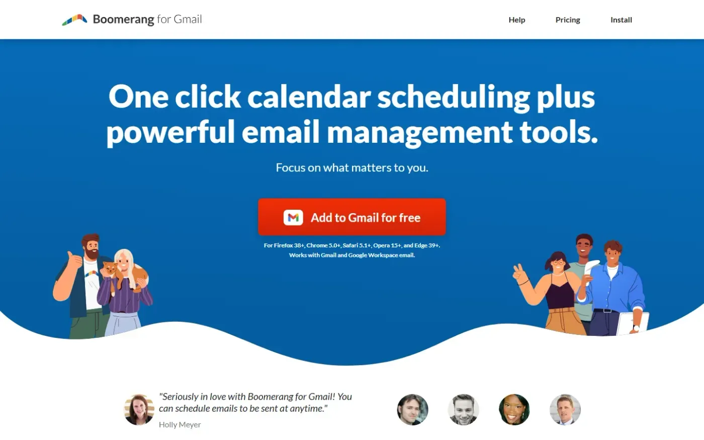 Boomeranggmail — Home page