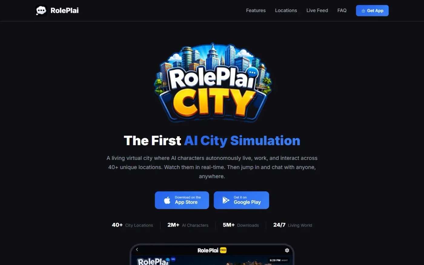 Roleplai — App page