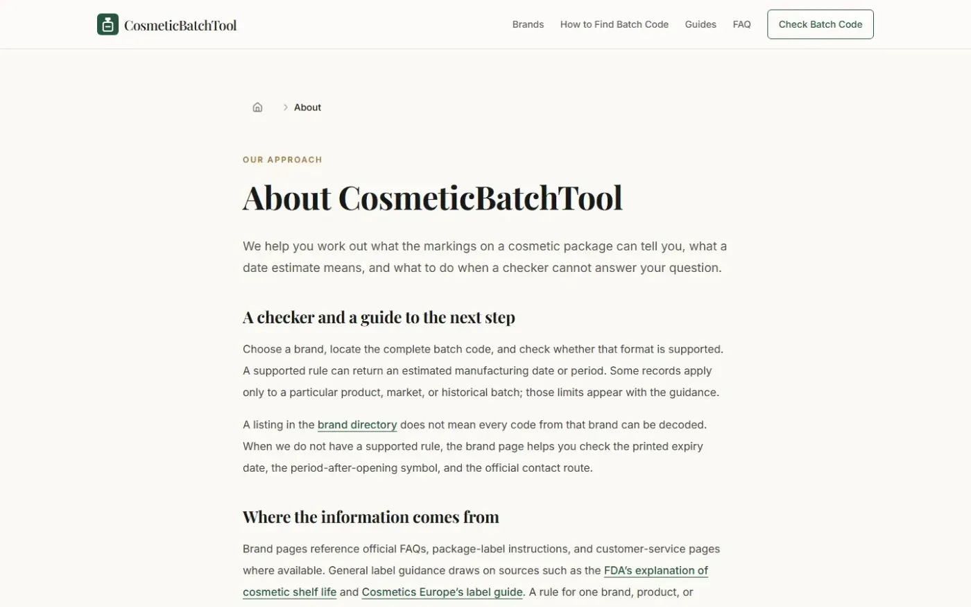 Cosmeticbatchtool — About page