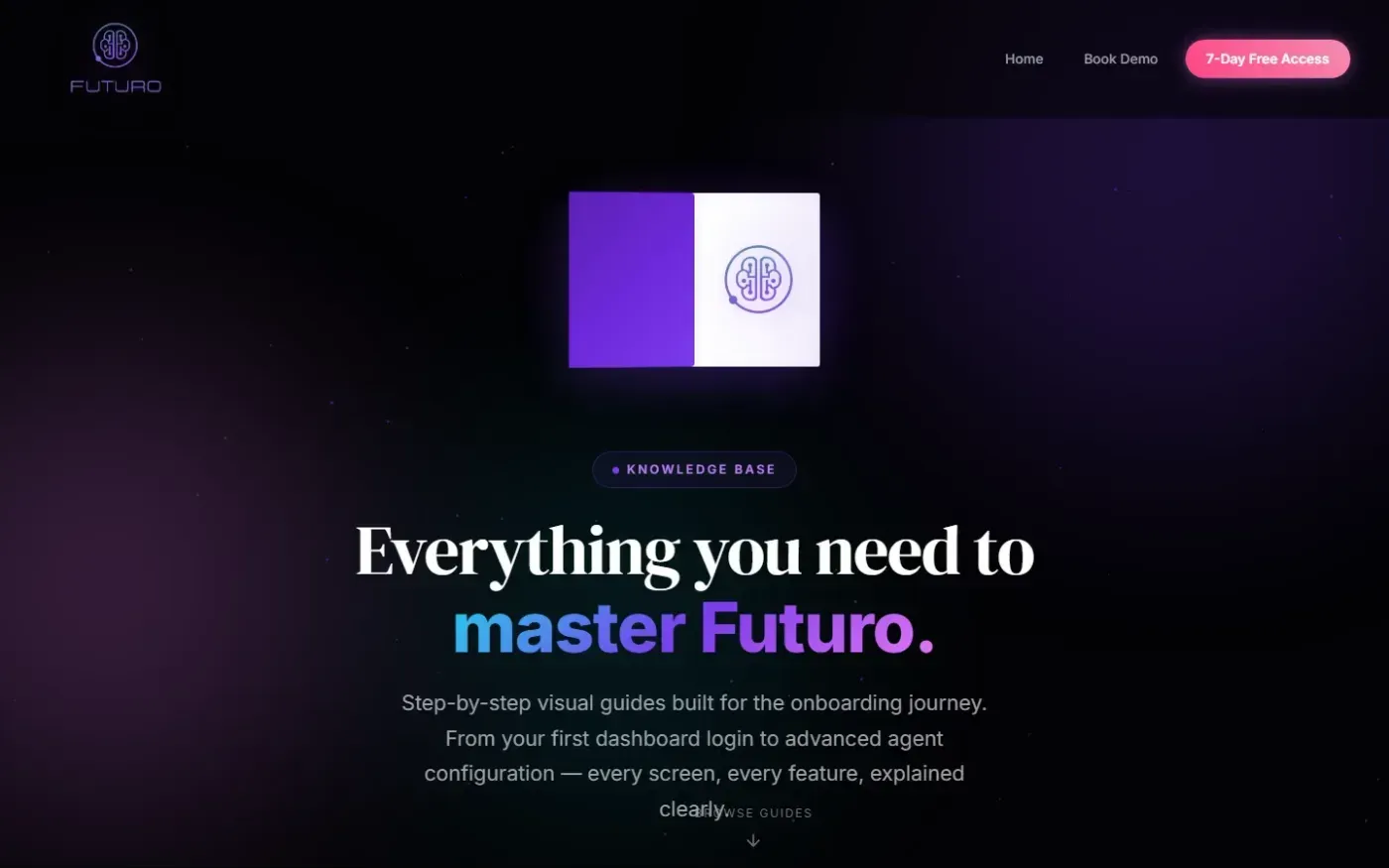 Futurocorp — Guides page