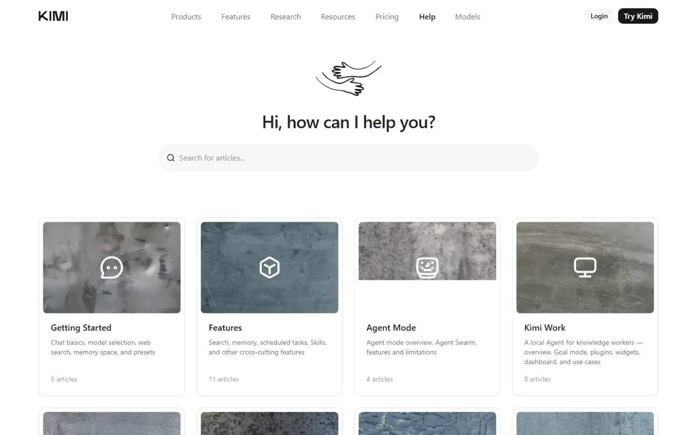 Kimi — Help page