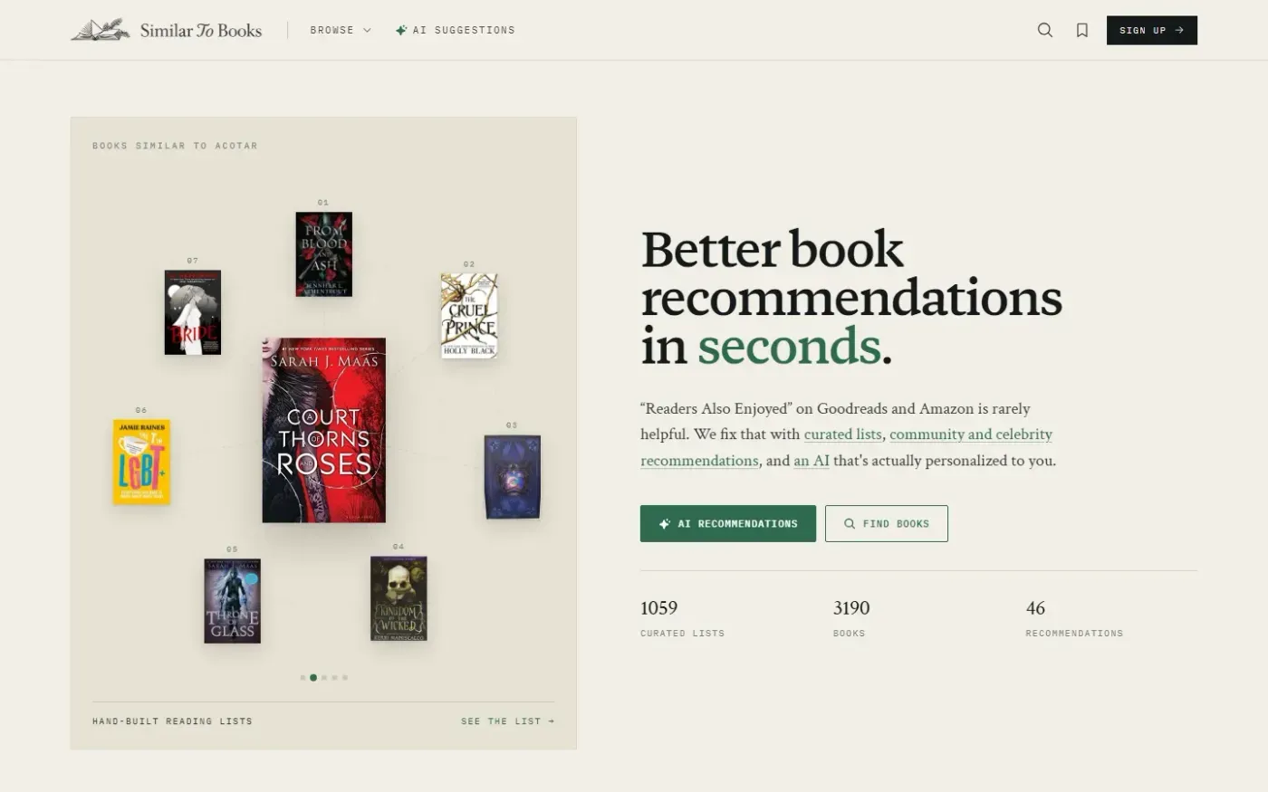 Similartobooks — Home page
