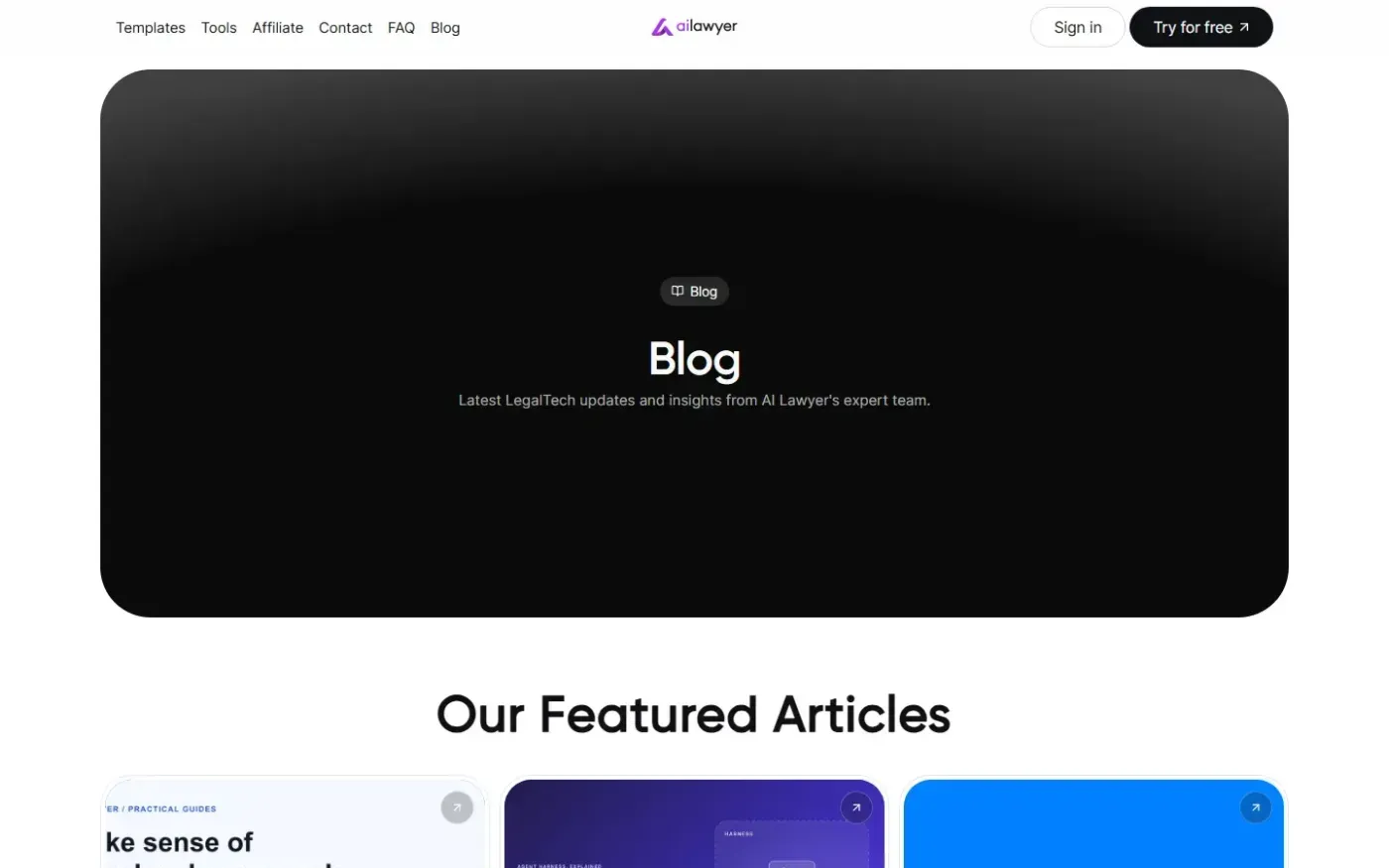 Ailawyer — Blog page