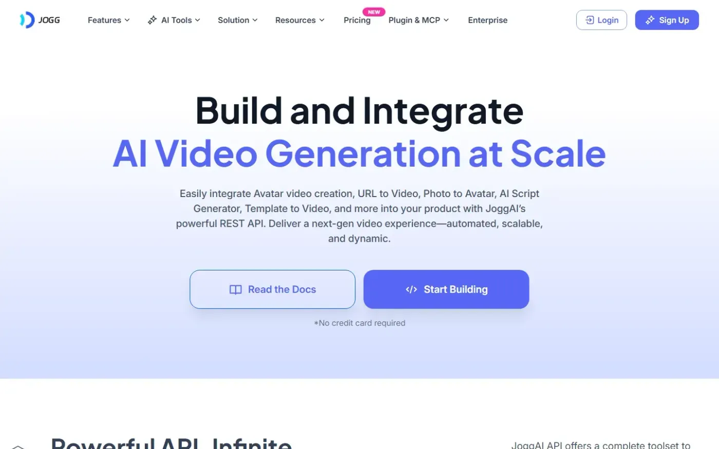 Jogg — Api page