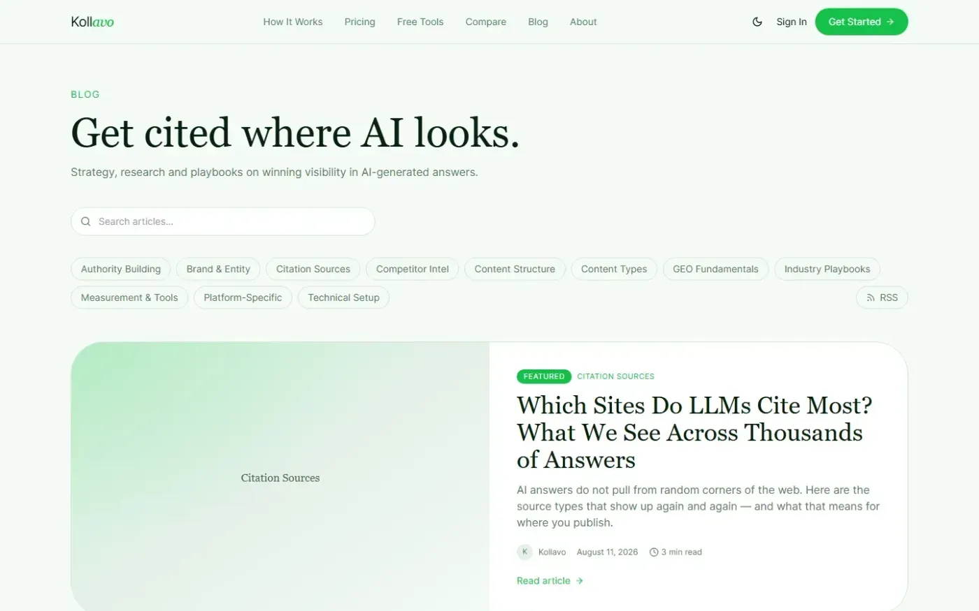 Kollavo — Blog page